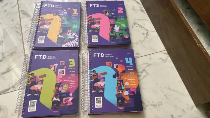 Módulos ftd sistema de ensino 8 ano  conservado 