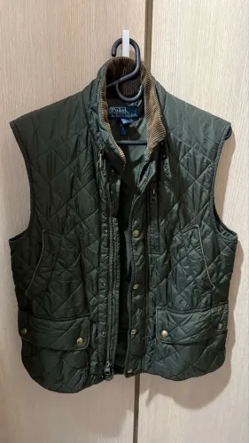 Colete Polo Ralph Lauren Matelassê Verde Musgo - Tam. P