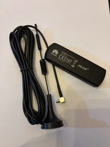 Modem USB Huawei E3272 com antena de ganho 7Dbi Internet rural