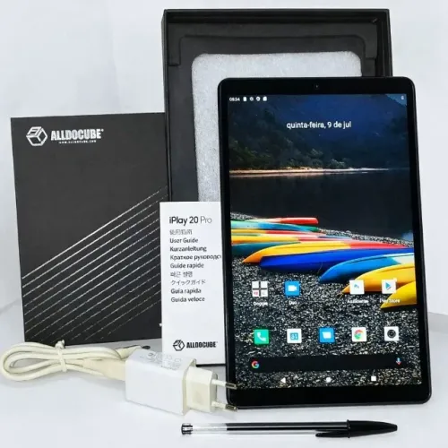 TABLET 10" 128 GB, 6 GB RAM, 4G DUAL Chip Brinde: Bateria Nova 8 000 mAh + 64 GB Alldocube