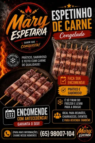 Espetinho por encomenda