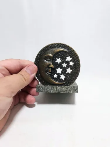 Porta vela de metal