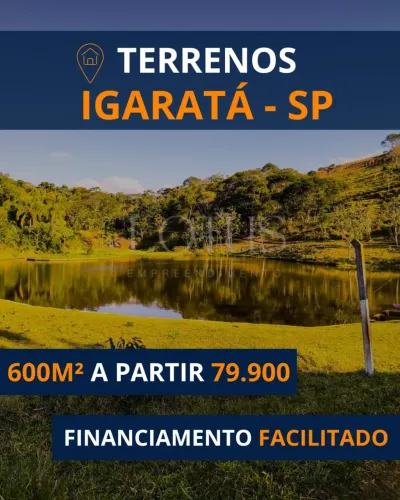 LOTES EM IGARATÁ ACEITANDO CARRO NO NEGÓCIO