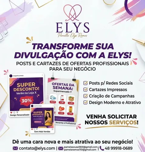 Tudo que você precisa você Encontra na ELYS os me preços e condições!