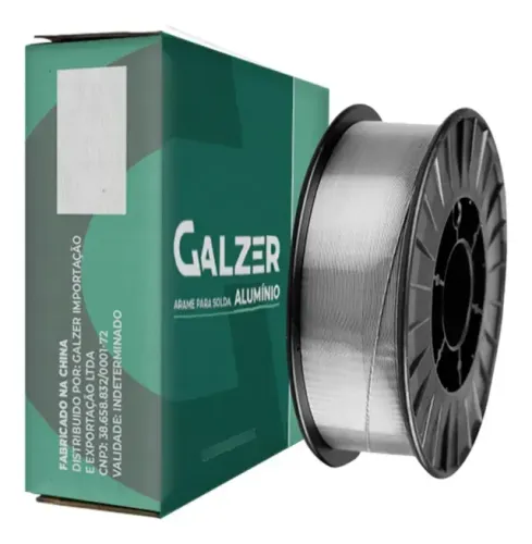 Arame De Solda Mig Alumínio Er4043 0,8mm Rolo Com 2kg