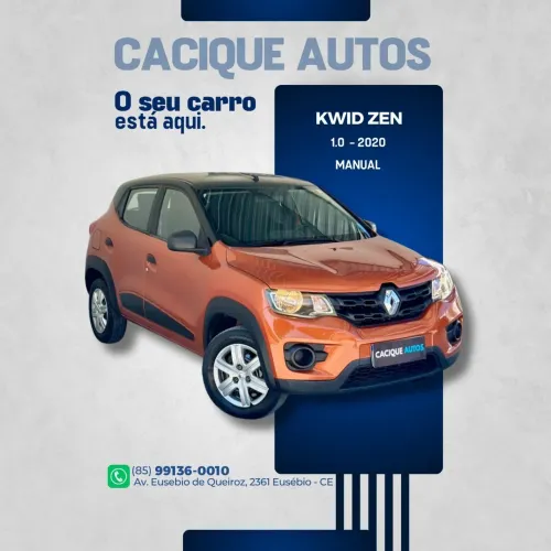Renault Kwid Intense 1.0 Flex 12V 5P Mec. 2020