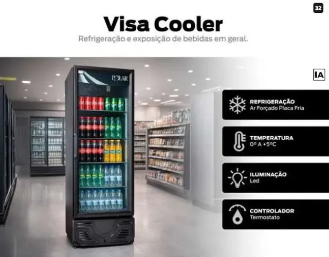 VISA COOLER REFRIGERADO MARCA POLAR NOVO