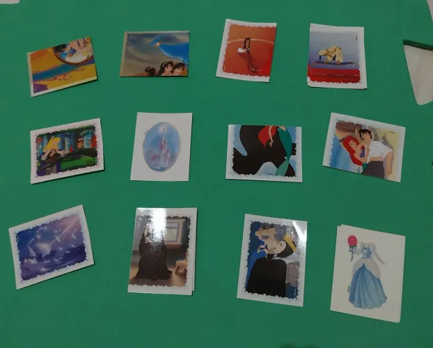 Figurinhas do Álbum das Princesas