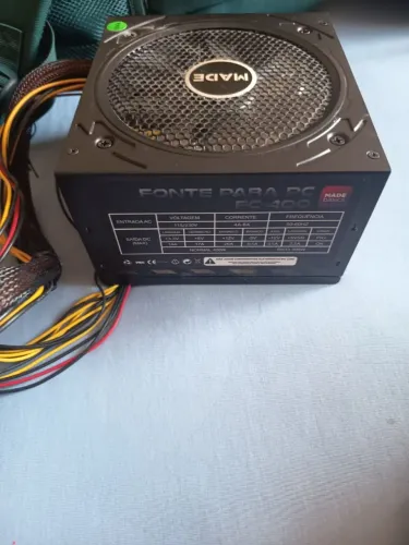 FONTE PC 400W FC-400, COM DEFEITO