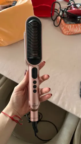 Prancha de Cabelo GA.MA Modeladora Waver & Brush Keration Bivolt