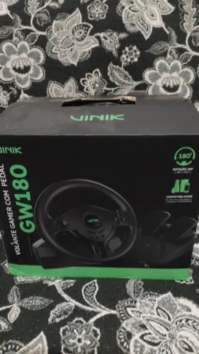 Volante Gamer com Pedal