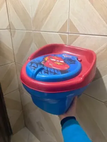 Troninho Penico De Personagem Vaso Sanitário Infantil 2 Em 1 Carros
