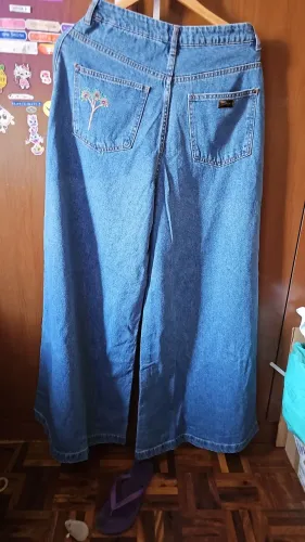 Calça flare jeans Lez a Lez