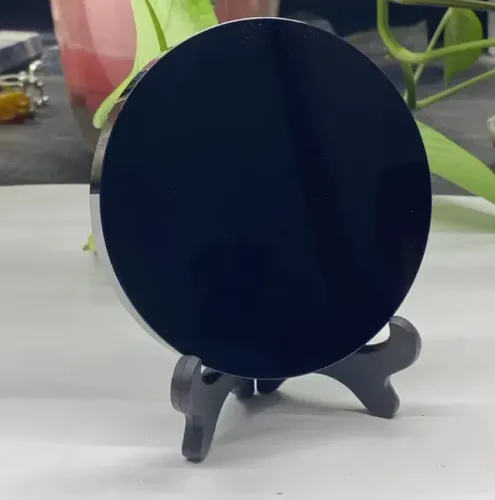 Espelho de obsidiana 12cm para divinação