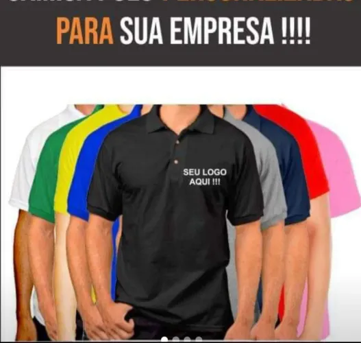 Camisa polo personalizadas uniformes com seu logo