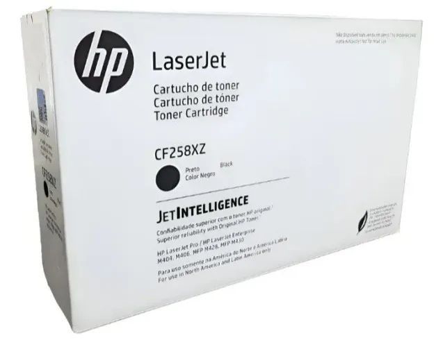 Cartucho Toner Lazer jat impressora Hp CF258XZ