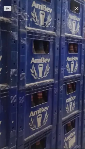 Caixa de litrão com vasilhame Ambev