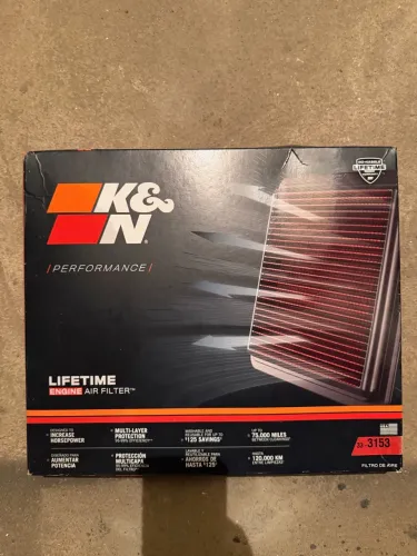 Filtro de ar esportivo K&N 33-3153 para Porsche 911 992 Carrera