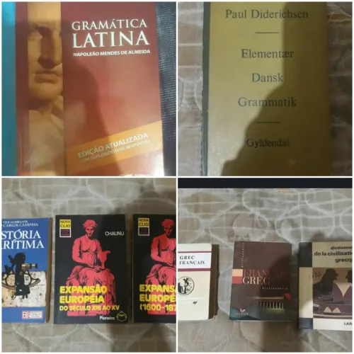 Box livros diversos - livros de história - humanas - para sebos e livreiros