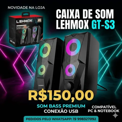 Caixa gamer Pc, notebook