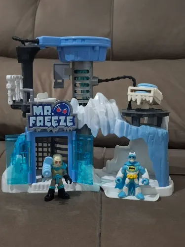 Brinquedo Imaginext Esconderijo Mr. Freeze Usado Completo