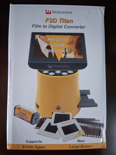 ? Scanner Digitalizador De Negativos E Slides Wolverine Titan Novo<br><br>