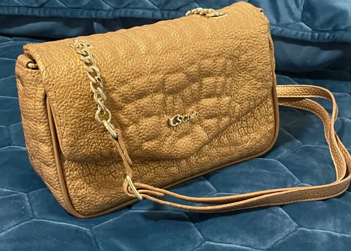 Bolsa Carmen Steffens Original Caramelo - Excelente Estado