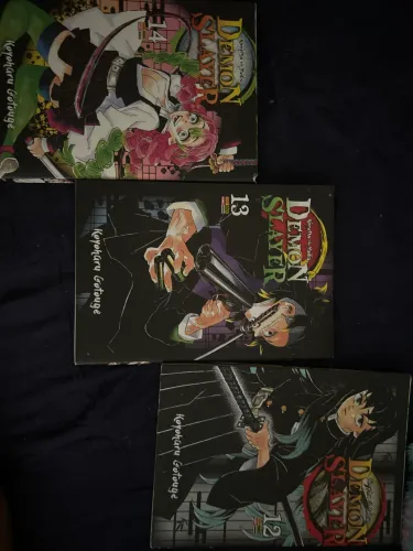 Mangás de kny . Volume 12, 13, 15 e 21