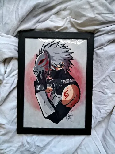 Quadro Kakashi Versão Ambu