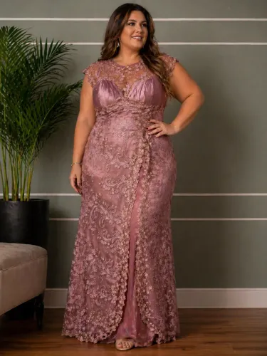 Vestido de festa plus Size 