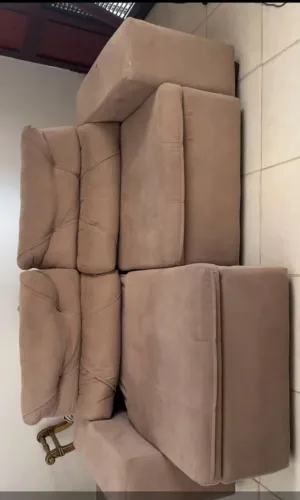 Sofá elegante e confortável vender logo 