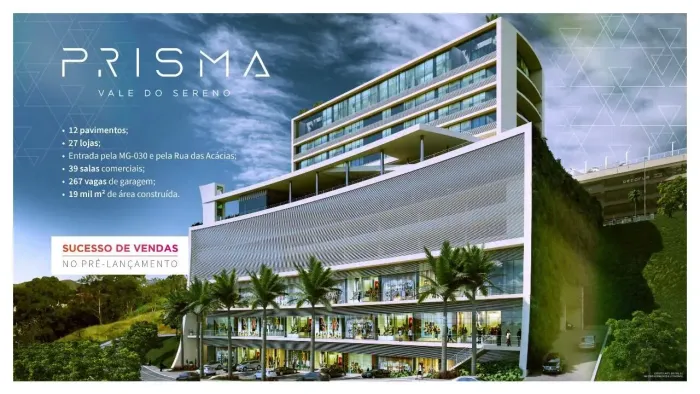 Laje Corporativa de 941,00m² (12º Andar) a Venda no Ed. Prisma