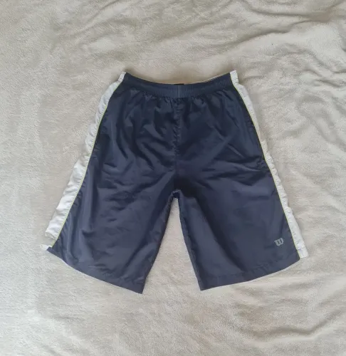 Bermuda Esportiva Wilson Masculina Azul-Marinho Tam. P