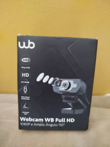 Webcam WB Full HD 1080p (como nova)