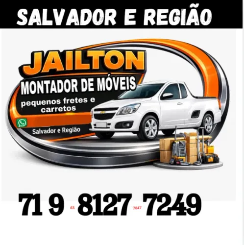 CARRETO + SERVIÇOS DE MONTAGEM Montador de móveis JAILTON