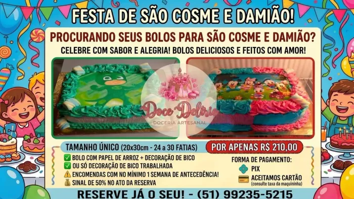 Bolos para sua festa