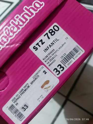 Sapato tamanho 33