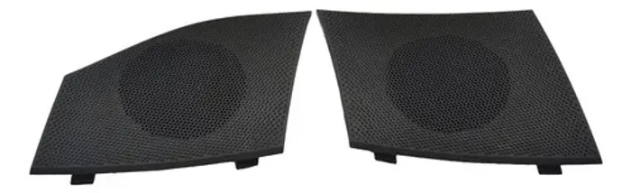 Par Tela Som Alto Falante Painel Kwid 2021 Original Preto