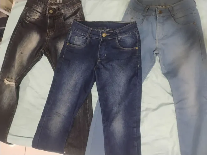 Calça jeans e camisa