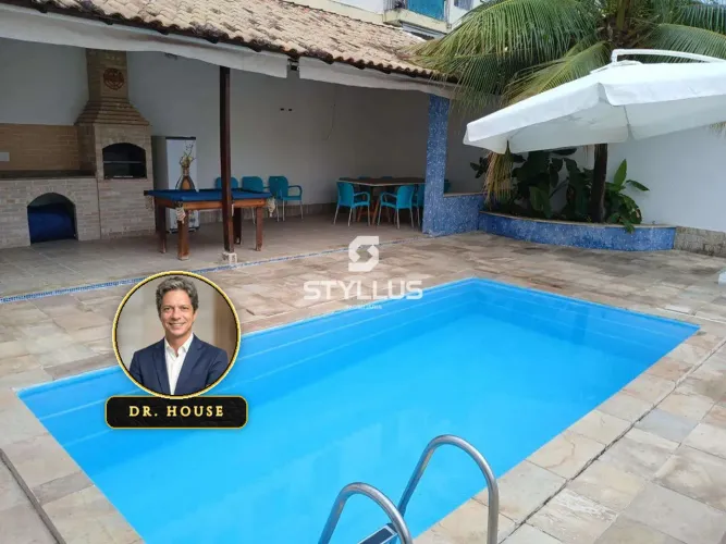 Casa Linear Espaçosa e Sustentável com 3 Suítes e Piscina no Cachambi M80Z