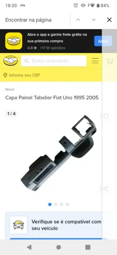 Capa do painel uno 98
