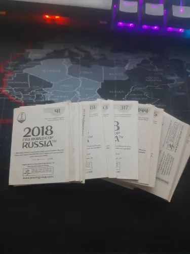 Figurinhas da copa Rússia 2018