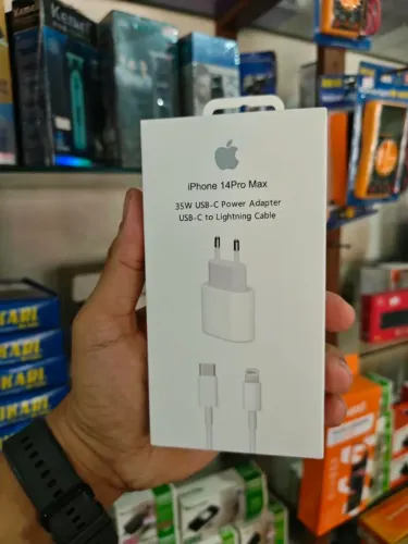 Carregador iphone 35w turbo usb-c para lightning