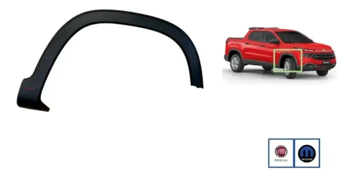 moldura Dianteiro Paralama Direito Toro 2016 A 2021 100230654