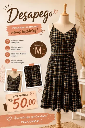 Vestido xadrez