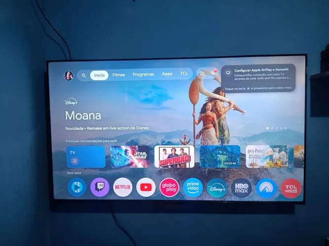 Tv AOC 55 polegadas qled 4k. 