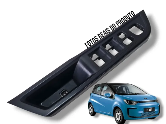 Moldura Comandos Porta Dianteira Esquerda Jac E-js1 2023 