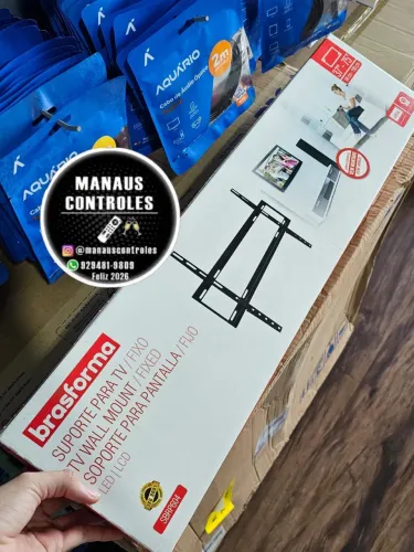 Suporte para TV fixo trilho universal