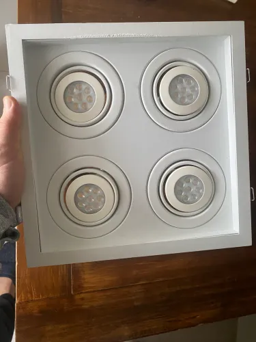 Luminária Embutir Teto Spot Revoluz