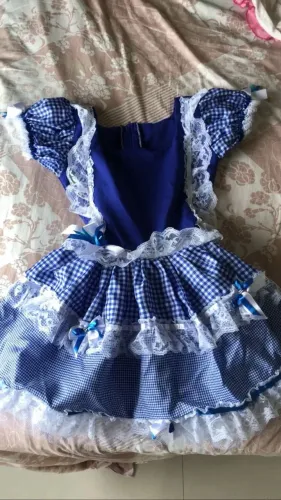 Vestido junino 12-14 anos